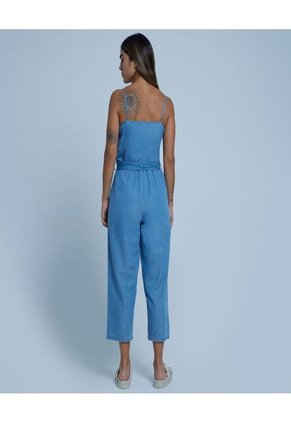 Enterizo Para Mujer Manga Sisa Color Azul  Marca Ostu #40320085