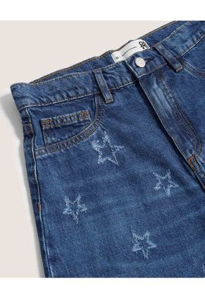 Jean  Infantil Niña Wide-Leg Color Azul Marca Ostu #90160096