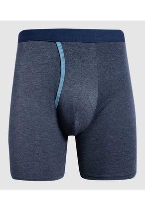 Boxer Para Hombre Bragueta Marca Ostu Color Azul #60000447