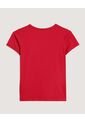 Camiseta  Infantil Niña Manga Corta Cuello Redondo Color Rojo Marca Ostu #90090356 de Ostu