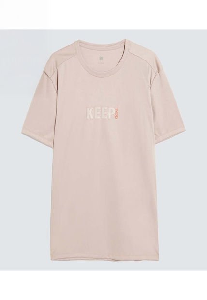 Camiseta Para Hombre Manga Corta Color Rosa Marca Ostu #60091486