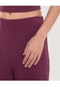 Pantalón Wide Leg Lurex  Para Mujer Vino Ostu de Ostu