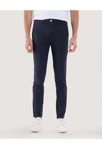 Pantalón Para Hombre Chino Color Azul Marca Ostu #60070489 Ostu