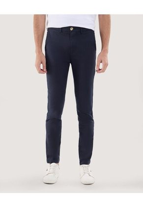 Pantalón Para Hombre Chino Color Azul Marca Ostu #60070489