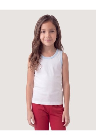Niña-Camiseta Tank Básica  Infantil Niña Crema Ostu Ostu