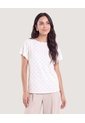 Camiseta Con Vuelos Estampada  Para Mujer Café Ostu de Ostu