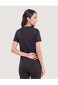 Camiseta Manga Corta Con Screen-Deportivo  Para Mujer Negro Ostu de Ostu