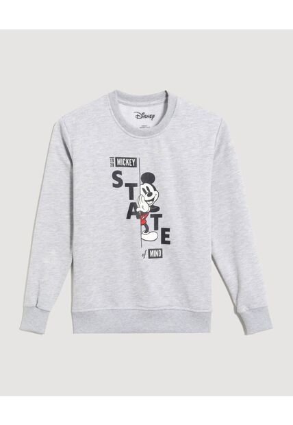 Buzo  Infantil Niño Cuello Redondo Color Gris Marca Ostu #80060203