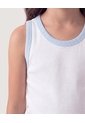 Niña-Camiseta Tank Básica  Infantil Niña Crema Ostu de Ostu