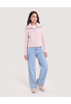 Chaqueta Cazadora  Para Mujer Rosado Ostu
