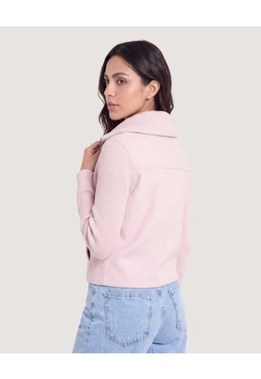 Chaqueta Cazadora  Para Mujer Rosado Ostu