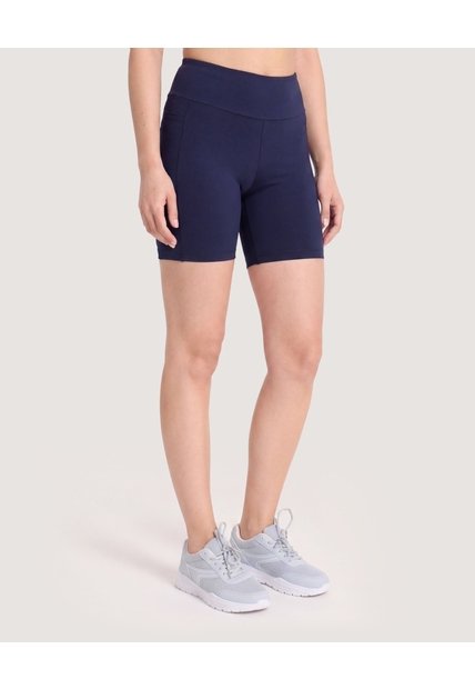 Biker Active Bolsillos  Para Mujer Azul Ostu