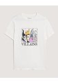 Camiseta Villanas Disney  Para Mujer Crema Ostu de Ostu