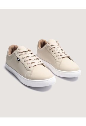 Tenis  Para Hombre Casual Color Beige Marca Ostu #60720109