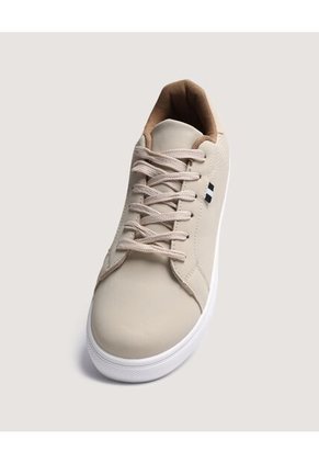 Tenis  Para Hombre Casual Color Beige Marca Ostu #60720109