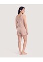 Pijama Tank Top Comfort  Para Mujer Beige Ostu de Ostu