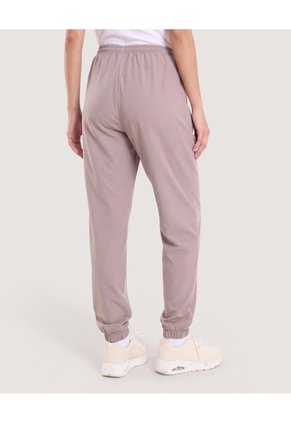 Pantalón Deportivo Plano Jogger  Para Mujer Beige Ostu