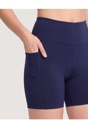 Biker Active Bolsillos Para Mujer Azul Ostu