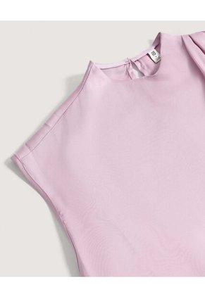 Blusa  Para Mujer Manga Corta Color Rosa Marca Ostu #40121269