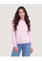 Buzo Estampado Cuello Redondo  Para Mujer Lila Ostu de Ostu