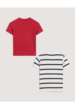 Camiseta  Infantil Niño Manga Corta Cuello Redondo Color Negro Marca Ostu #80090310