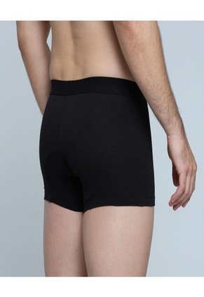 Boxer Para Hombre Filete Corto Algodón Color Negro Marca Ostu #60000411