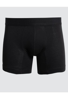 Boxer Para Hombre Filete Corto Algodón Color Negro Marca Ostu #60000411