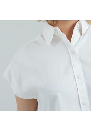 Camisa Para Mujer Manga Corta Color Blanco Marca Ostu #40010148