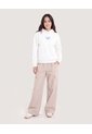 Buzo Hoodie Stitch  Para Mujer Crema Ostu de Ostu