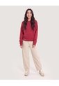 Buzo Hoodie Screen Espalda  Para Mujer Vino Ostu de Ostu