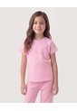 Niña-Camiseta Textura Animal  Infantil Niña Rosa Ostu de Ostu