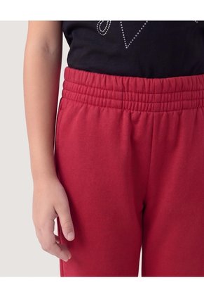Niña-Pantalón Jogger Essential Infantil Niña Rojo Ostu