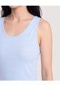 Pijama Tank Top Comfort  Para Mujer Azul Ostu de Ostu
