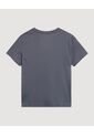 Camiseta  Para Mujer Manga Corta Cuello Redondo Color Gris Marca Ostu #40092754 de Ostu