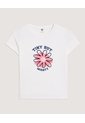 Camiseta Screen Manga Corta Para Niña  Infantil Niña Crema Ostu de Ostu