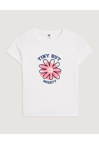 Camiseta Screen Manga Corta Para Niña  Infantil Niña Crema Ostu Ostu
