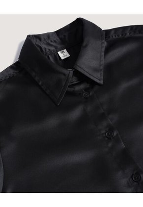 Camisa  Para Mujer Manga Larga Color Negro Marca Ostu #40010258