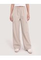 Pantalón Jogger Cargo  Para Mujer Beige Ostu de Ostu
