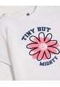 Camiseta Screen Manga Corta Para Niña  Infantil Niña Crema Ostu de Ostu