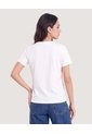 Camiseta Stitch Blue Graphic  Para Mujer Crema Ostu de Ostu