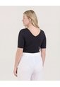 Body  Para Mujer Manga 3/4 Color Negro Marca Ostu #40200216 de Ostu