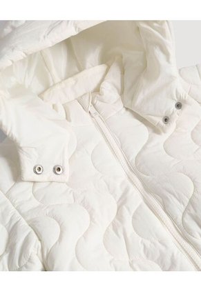 Chaqueta  Infantil Niña Acolchada Color Crema Marca Ostu #90080044