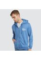 Buzo Hombre Ostu Zipper Azul Poliéster 60060189-50020 de Ostu