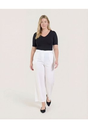 Body  Para Mujer Manga 3/4 Color Negro Marca Ostu #40200216