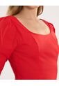 Blusa Mujer Ostu M/C Rojo Algodón 40120674-3490 de Ostu