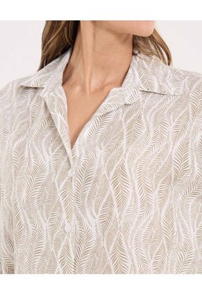 Camisa Para Mujer Manga Larga Color Verde Marca Ostu #40010330