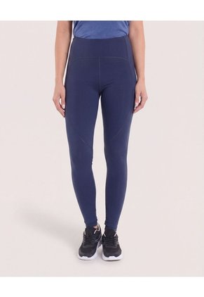 Leggins Con Cortes Anatomicos Para Mujer Azul Ostu
