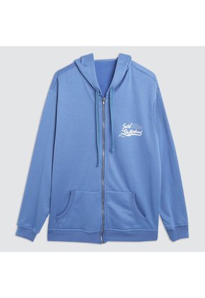 Buzo Hombre Ostu Zipper Azul Poliéster 60060189-50020