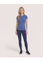 Leggins Con Cortes Anatomicos  Para Mujer Azul Ostu de Ostu