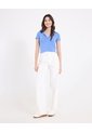 Polo  Para Mujer Manga Corta Color Azul Marca Ostu #40110186 de Ostu